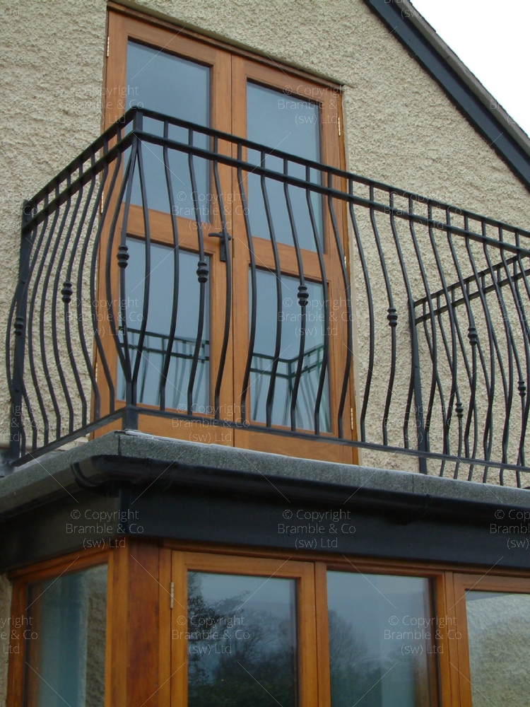 Flat Roof Railings, Somerset and Devon